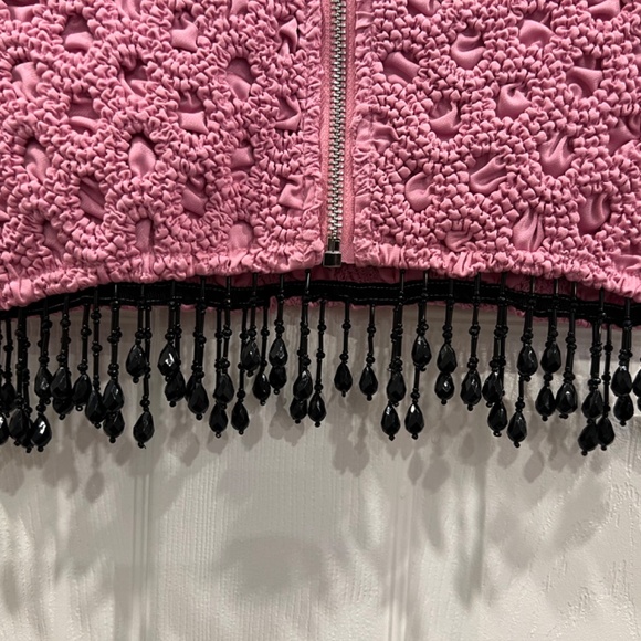 Ganni smocked satin tshirt 34 - Picture 6 of 10